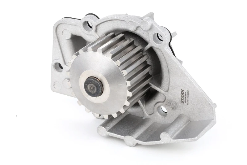 Image of STARK SKWP-0520023 Water pump Number of Teeth: 20, Cast Aluminium, for timing belt drive, with gasket/seal Cast Aluminium Water Pump (1260)