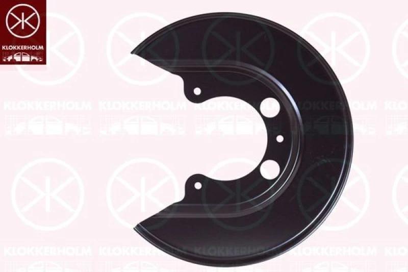Image of KLOKKERHOLM Brake disc backing plate KLOKKERHOLM 9523870