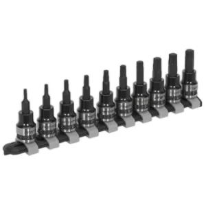 image of TRX-Star* Socket Bit Set 10PC 3/8" Sq Drive Black Series