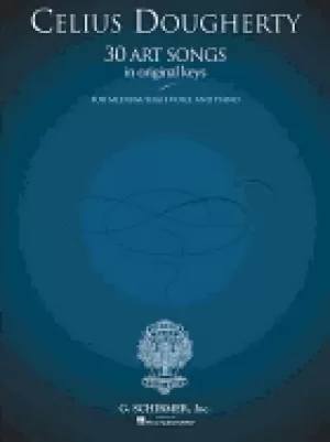 Image of celius dougherty 30 art songs in original keys for mediumhigh voice and p