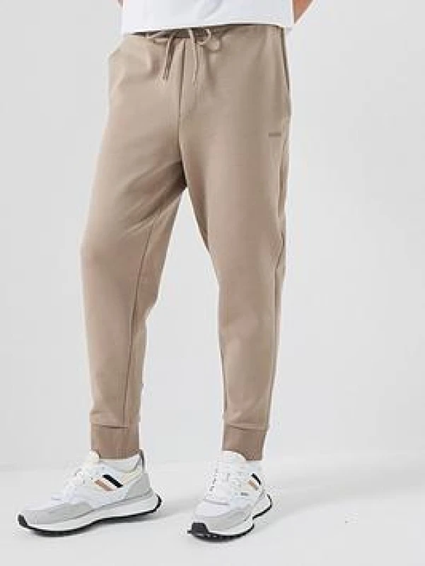 Image of Boss Mens Hadiko Joggers with Drawstring Waistband - Brown Male M