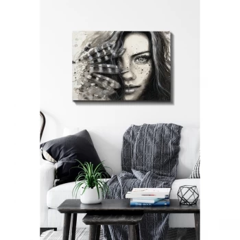 Image of Kanvas Tablo (50 x 70) - 205 Multicolor Decorative Canvas Painting