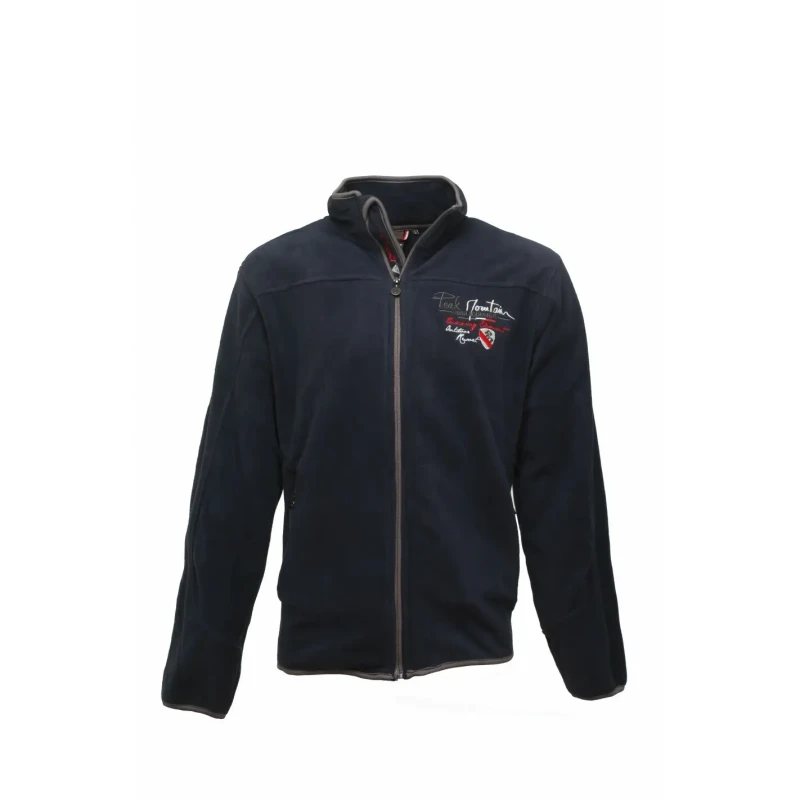 Image of Peak Mountain Fleece jacket Peak Mountain Conac Bleu Male 2XL CONAC/AF-BLEU MARINE