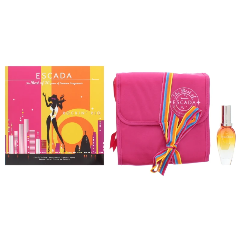 Image of Escada Rockin' Rio Gift Set 30ml Eau de Toilette + Beauty Pouch
