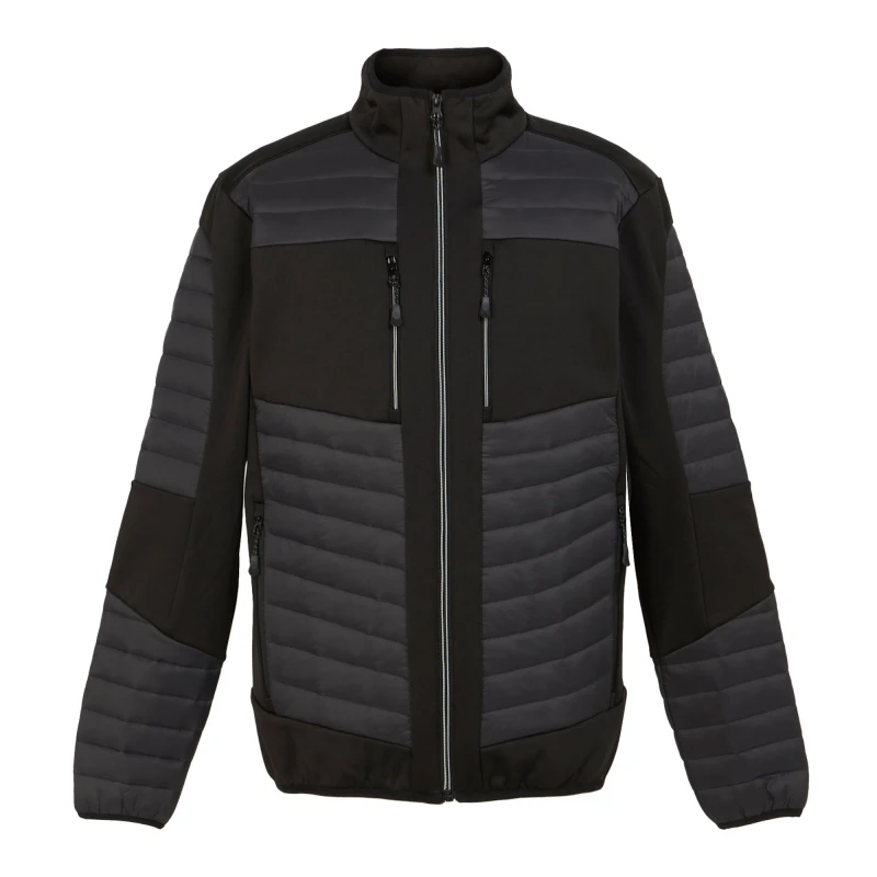 Image of Regatta Professional Mens Thermal Hybrid Jacket in Pale Grey Size: XS Pale Grey Male XS