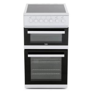 image of Beko EDVC503W 50cm Electric Cooker