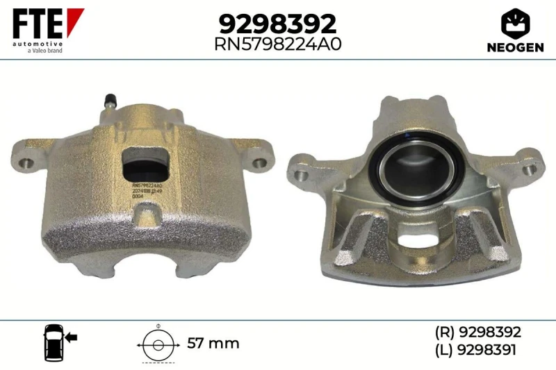 Image of Brake caliper FTE 9298392