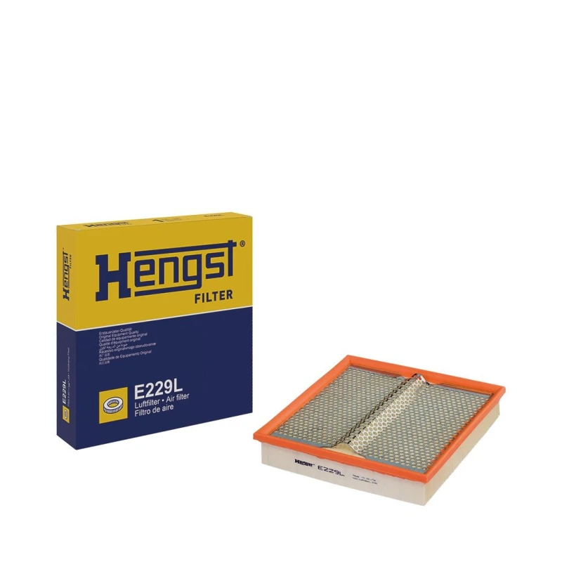 Image of HENGST FILTER E229L Air filter Filter Insert Air Filter (8)