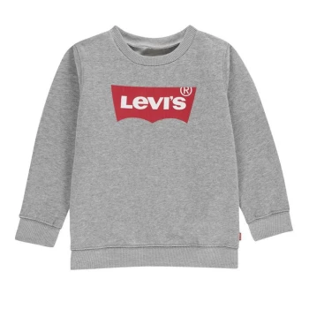 Image of Levis 1st Batwing Logo Sweatshirt - Grey C87