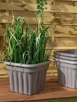 Image of Wham Set Of 4 Vista 40Cm Square Planter