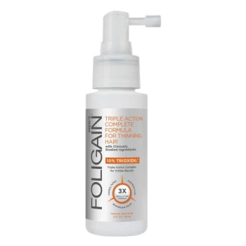 Image of Foligain Trioxidil Solution For Him - Spray For Thinning Hair -Triple Action Complete Formula with 10 Per Cent Trioxidil to support hair growth