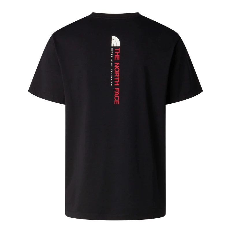 Image of The North Face TNF Vertical Tee Mens Black male Large