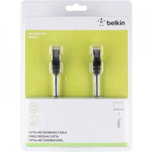 image of Belkin RJ45 A3L981BT10MBKHS Network cable, patch cable CAT 6 S/FTP 10.00 m Black incl. detent