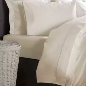Image of Belledorm Ultralux 1000 Thread Count Extra Deep Fitted Sheet (Superking) (Ivory) - Ivory