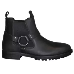 Image of Roamers Mens Leather Twin Gusset Ankle Boot (9 UK) (Black)