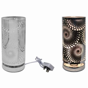 Silver Touch Lamp Cosmic By Lesser & Pavey (UK Plug)