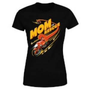 Image of The Incredibles 2 Mom To The Rescue Womens T-Shirt - Black
