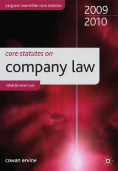 Image of Core Statutes on Company Law by Cowan Ervine Book