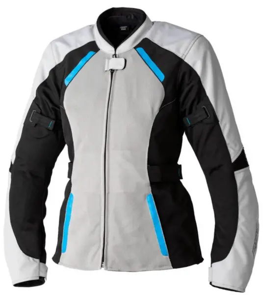 Image of RST Ava Mesh Ce Ladies Textile Jacket Grey Blue Black 10