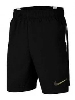 Nike Older Boys Instacool Short, Black/White, Size S, 8-10 Years