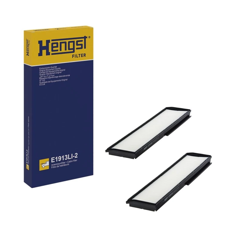 Image of HENGST FILTER E1913LI-2 Pollen filter Pollen Filter Filter,interior air (424)