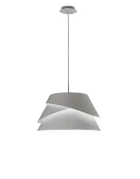 Image of Alboran Dome Ceiling Pendant Medium 1x40W (No Inc), Alumimium, Iron
