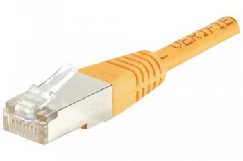 Patch Cord RJ45 CAT.5e F/UTP Orange - 0.15 M Full Copper