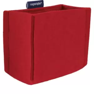 image of magnetoplan MEDIUM, HxWxD 100 x 130 x 60 mm, MEDIUM, HxWxD 100 x 130 x 60 mm, red