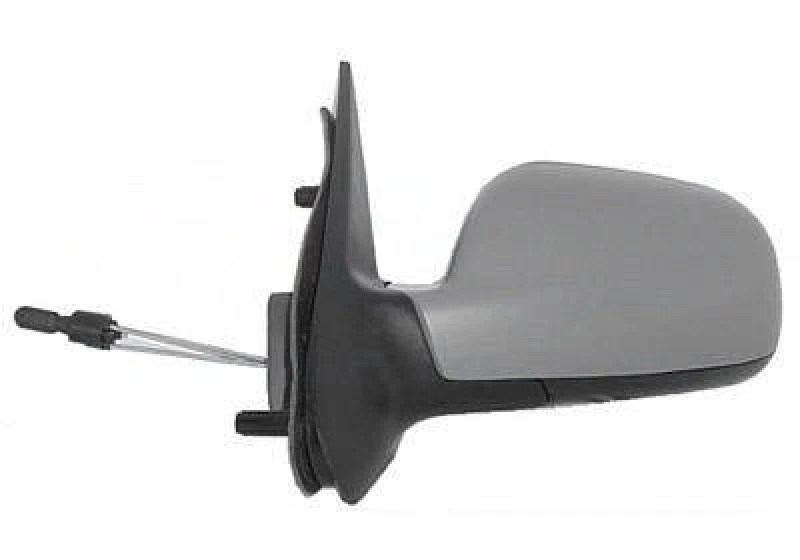 Image of VAN WEZEL 0956803 Wing mirror * HAGUS * Left, chrome, Control: cable pull, primed Outside Mirror (50)