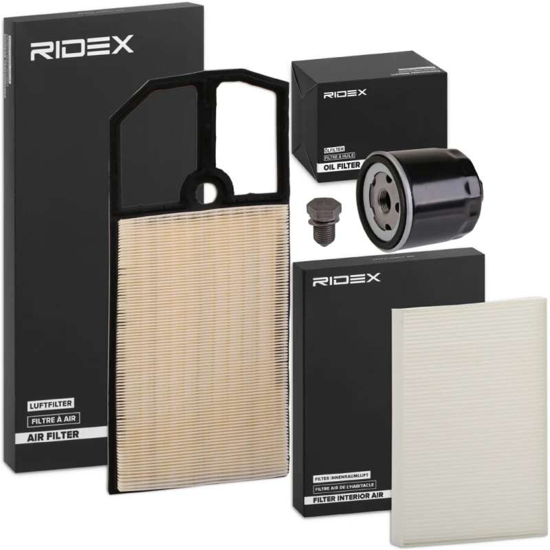 Image of RIDEX 4055F0242 Filter Set with air filter Filter Set (4055)