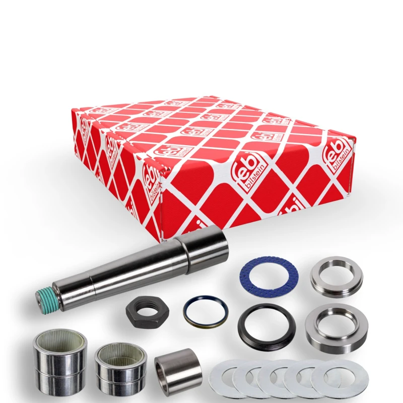 Image of FEBI BILSTEIN 104471 Repair Kit, stub axle pin Front Axle Repair Kit,stub axle pin (652)
