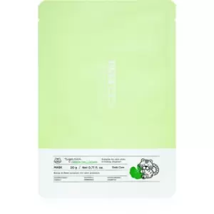 image of It's Skin Tiger Cica Green Chill Down Calming Face Sheet Mask for problematic and oily skin 20 g