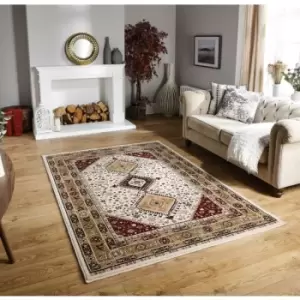 Image of Royal Classic 93 w 120cm x 180cm Rectangle - Beige and Red