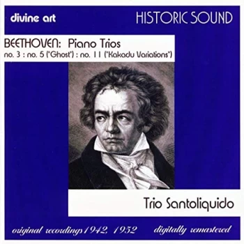 Image of Trio Santoliquido - Piano Trios (Trio Santoliquido) CD