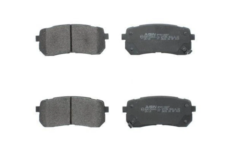 Image of AISIN BPHY-2007 Brake pad set Premium ADVICS by AISIN with acoustic wear warning Brake Pad Set,disc brake (402)