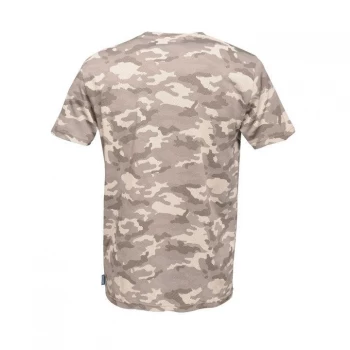 image of Regatta Dense Camo Quick Drying T-Shirt - RockGreyMarl