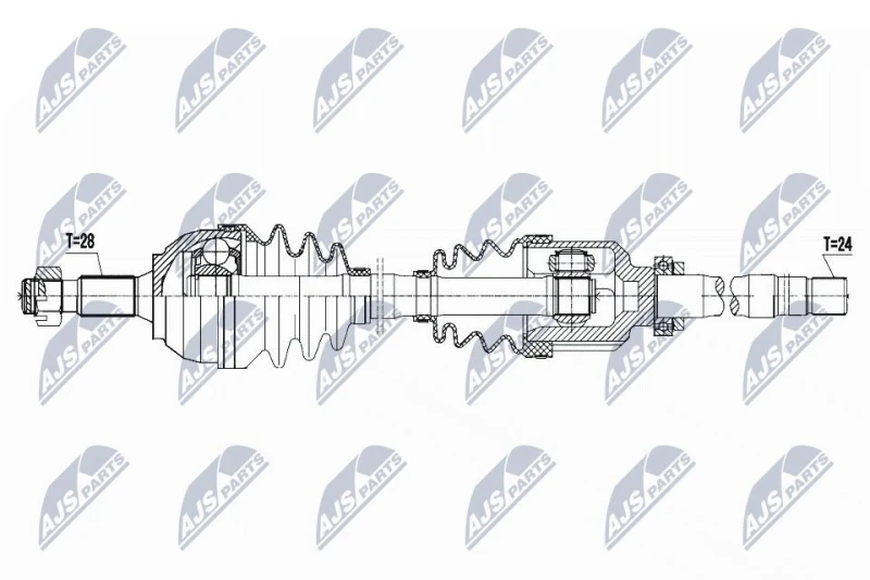 Image of NTY Drive shaft NTY NPW-PE-045
