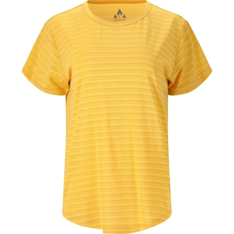 Image of Whistler Striped T-Shirt Whistler Skylon Jaune Female 36
