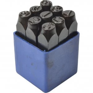 Image of Faithfull Number Punch Set 10mm