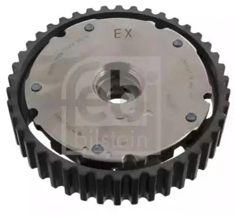 Image of FEBI BILSTEIN 101051 Camshaft Adjuster febi Plus Exhaust Side, with screw Camshaft Adjuster (4106)