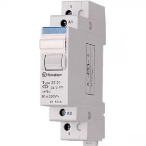 Image of Finder 22.22.9.012.4000 Modular Relay DPST-NO 12VDC 20A