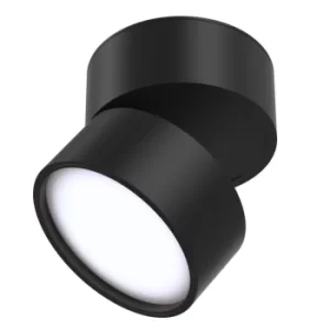 Image of Technical Onda Integrated LED Black Surface Mounted Ceiling Lamp
