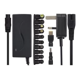 Image of Maplin 65W Universal Auto Voltage Power Supply Laptop Charger UK Plug