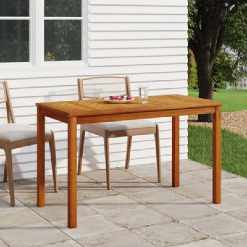 Image of vidaXL Garden Table 110x55x67cm Solid Wood Acacia, Brown 319718