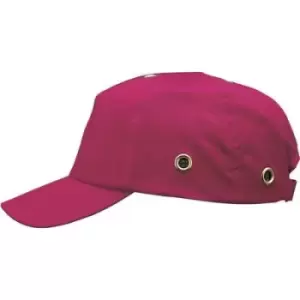 Image of Voss Helme VOSS-Cap 2687-RD Padded baseball cap Red