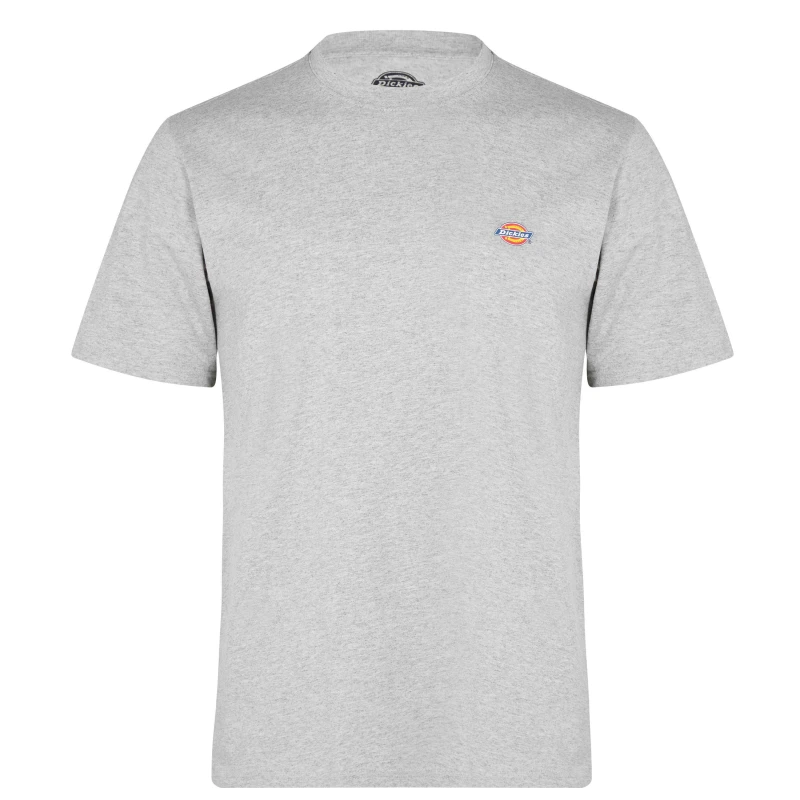 Image of Dickies Mens Regular Fit Mapleton T-Shirt Grey Mel GYM1 male Large