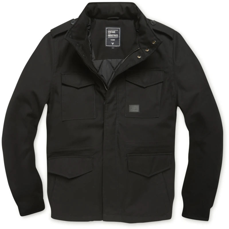 Image of Vintage Industries Brent parka Winter Jacket Black XXL Men