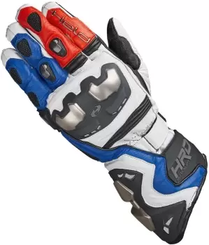 image of Held Titan RR Motorcycle Gloves, white-red-blue, Size L, white-red-blue, Size L