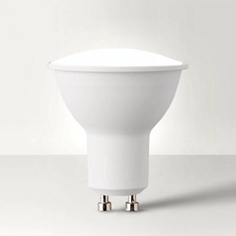 Image of ValueLights 3 Pack GU10 White Thermal Plastic Spotlight LED 5W Cool White 4500K 450lm Light Bulb White