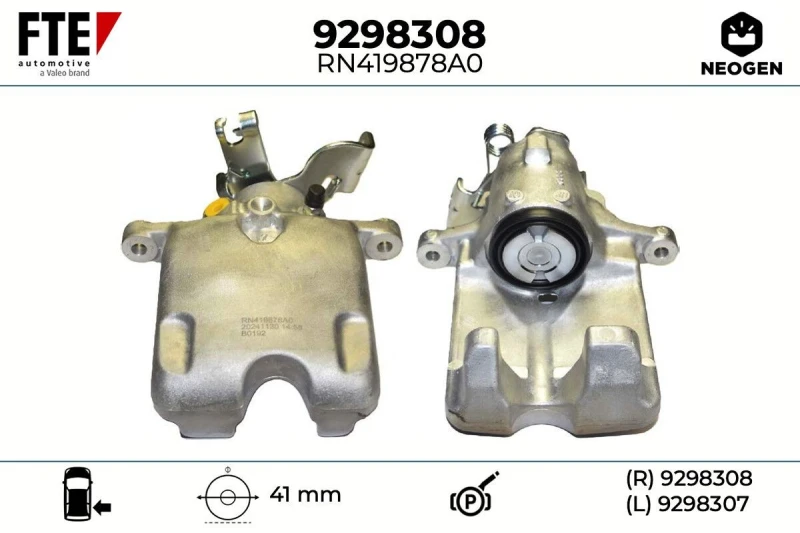 Image of Brake caliper FTE 9298308